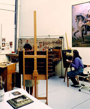 CÃ©cile Charpentier dans l'atelier